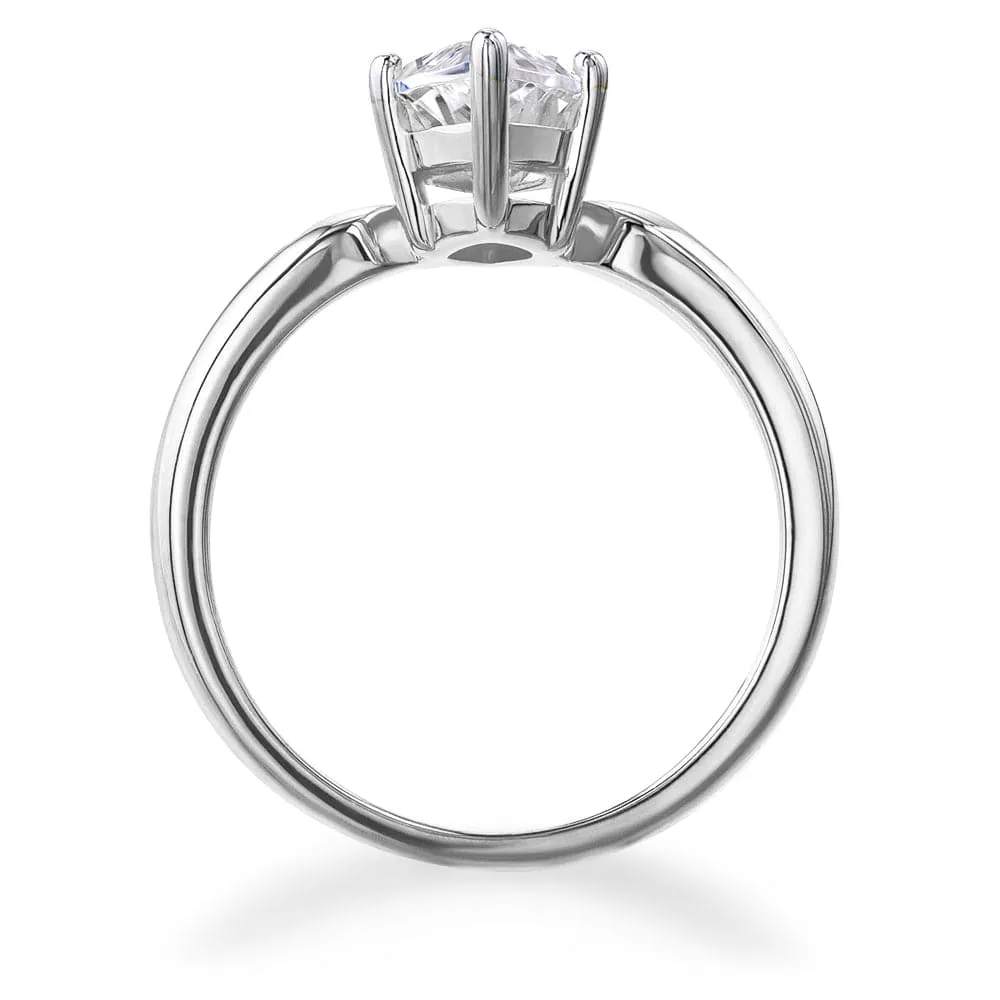 2 Carat Marquise Solitaire Ring sold by Tru Diamonds product image thumbnail 4