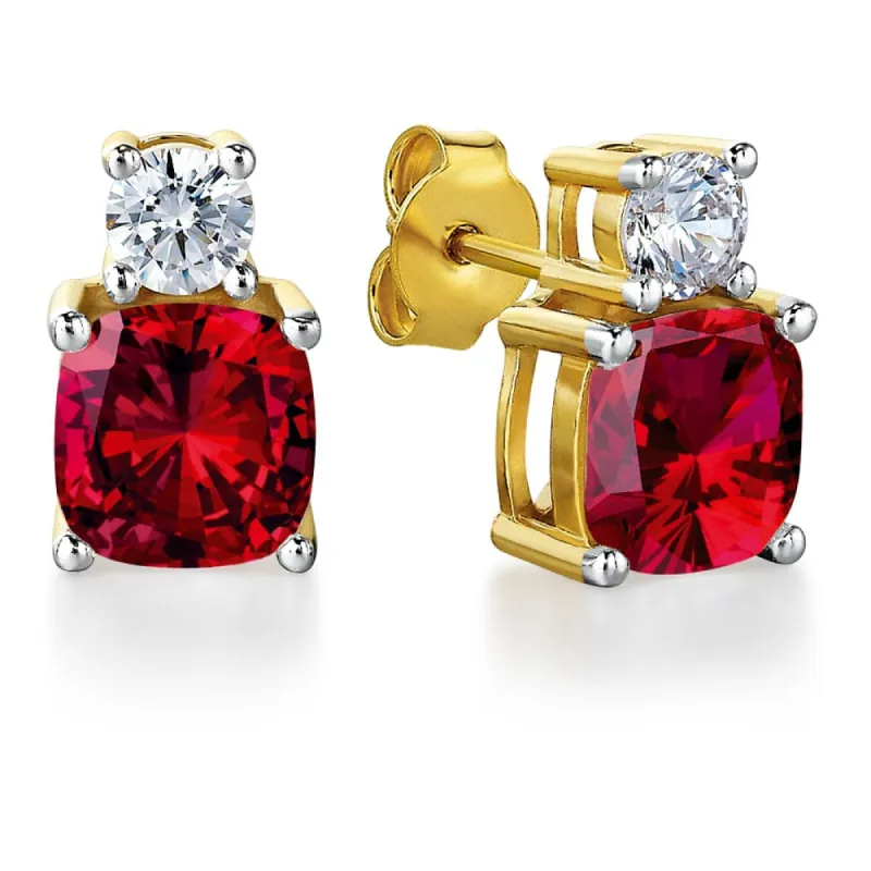 Tru-Ruby Perfection Earrings sold by Tru Diamonds
