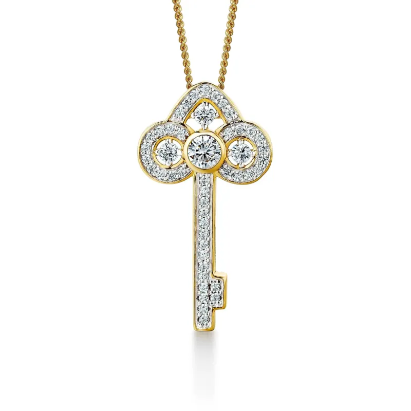 Happiness Key Pendant sold by Tru Diamonds