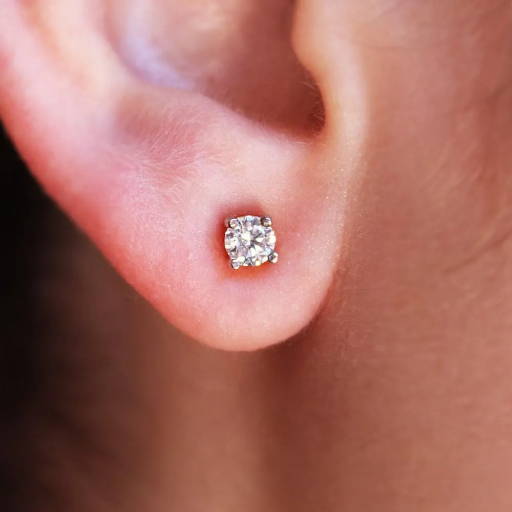 1 ct. t.w. Solitaire Earrings sold by Tru Diamonds product image thumbnail 3