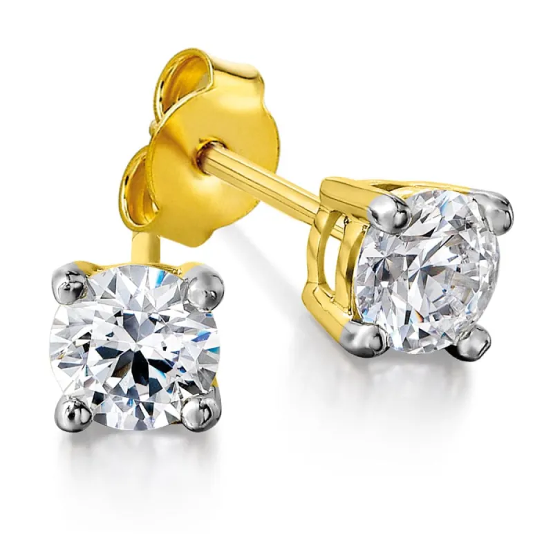 1 ct. t.w. Solitaire Earrings sold by Tru Diamonds