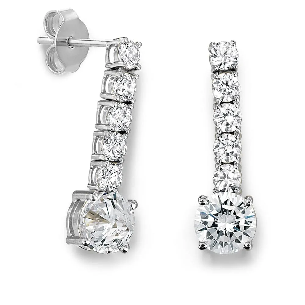 Grand Gesture Drop Earrings sold by Tru Diamonds product image thumbnail 5