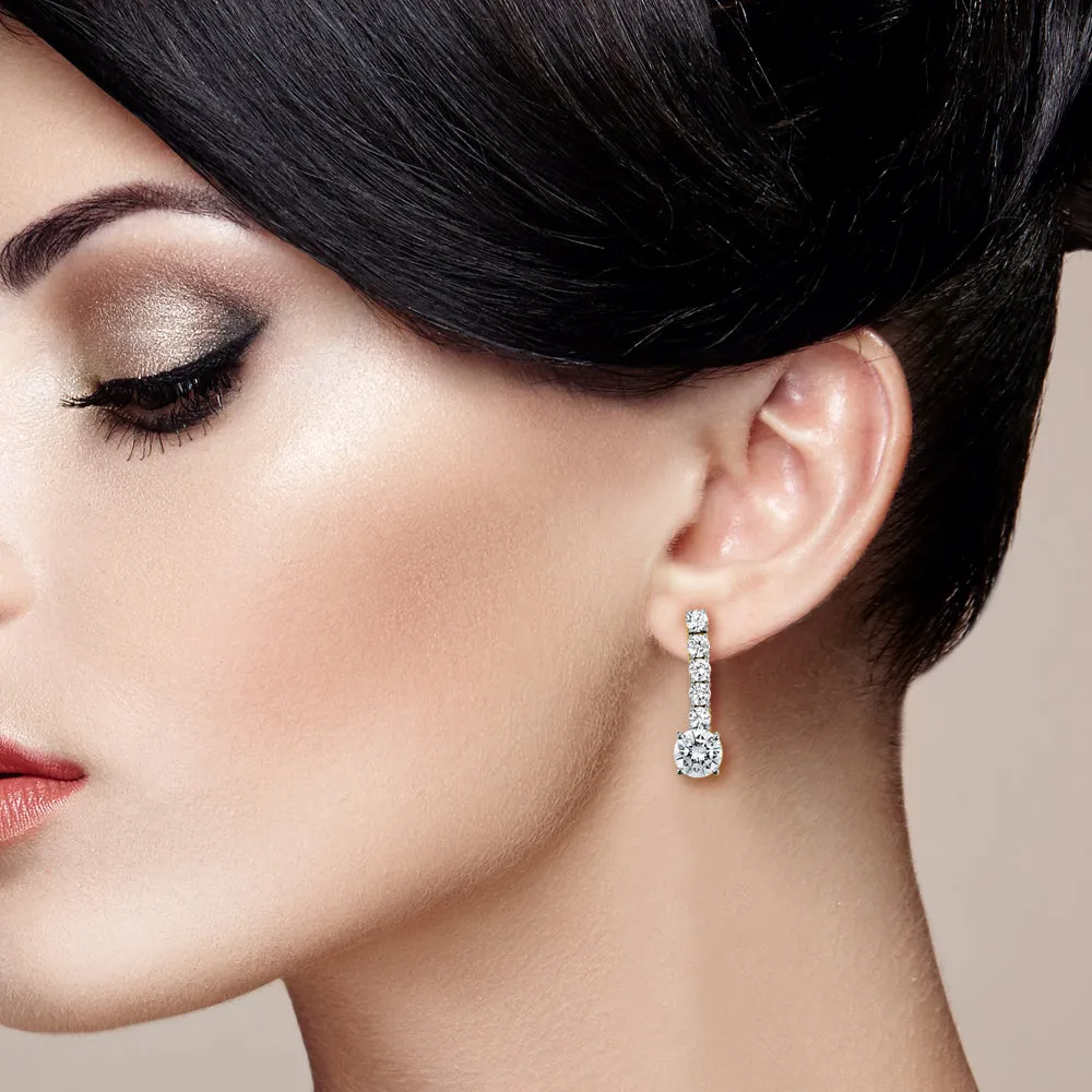 Grand Gesture Drop Earrings sold by Tru Diamonds product image thumbnail 3