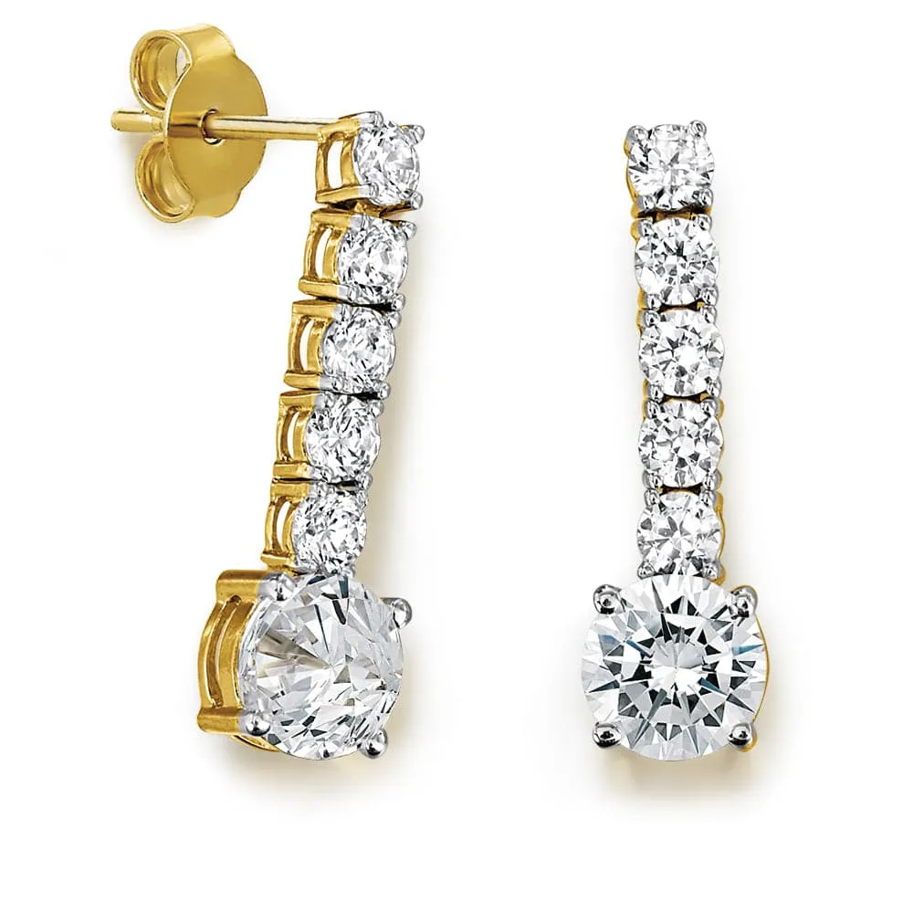 Grand Gesture Drop Earrings sold by Tru Diamonds product image thumbnail 4