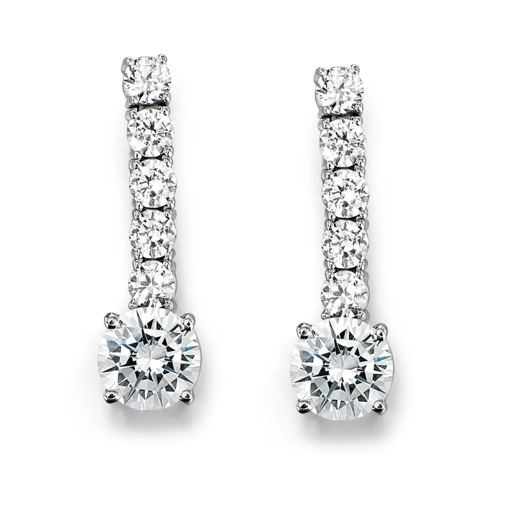 Grand Gesture Drop Earrings sold by Tru Diamonds product image thumbnail 2