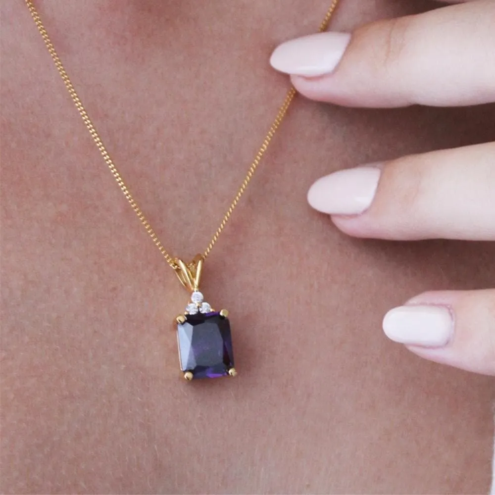 Amethyst Inspiration Pendant sold by Tru Diamonds product image thumbnail 3