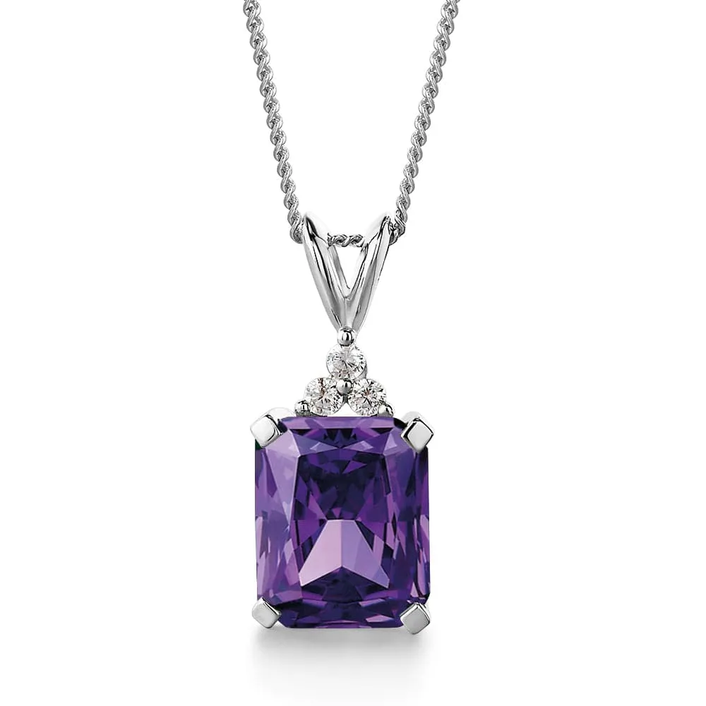 Amethyst Inspiration Pendant sold by Tru Diamonds product image thumbnail 2