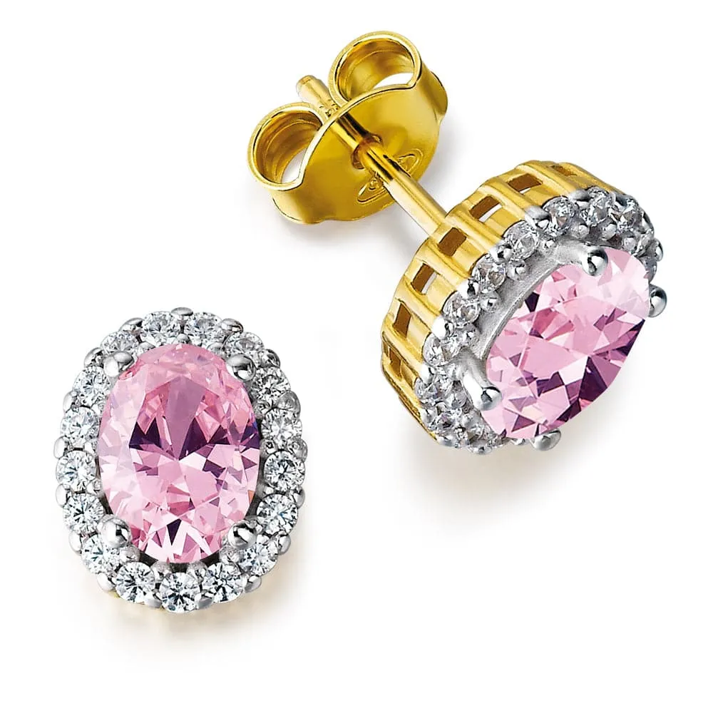 Pink Cincature Earrings sold by Tru Diamonds product image thumbnail 3