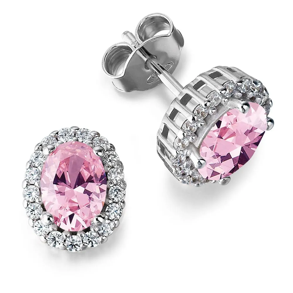 Pink Cincature Earrings sold by Tru Diamonds product image thumbnail 4