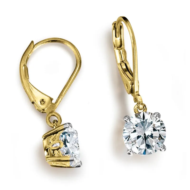 1 Carat Solitaire Drop Earrings sold by Tru Diamonds