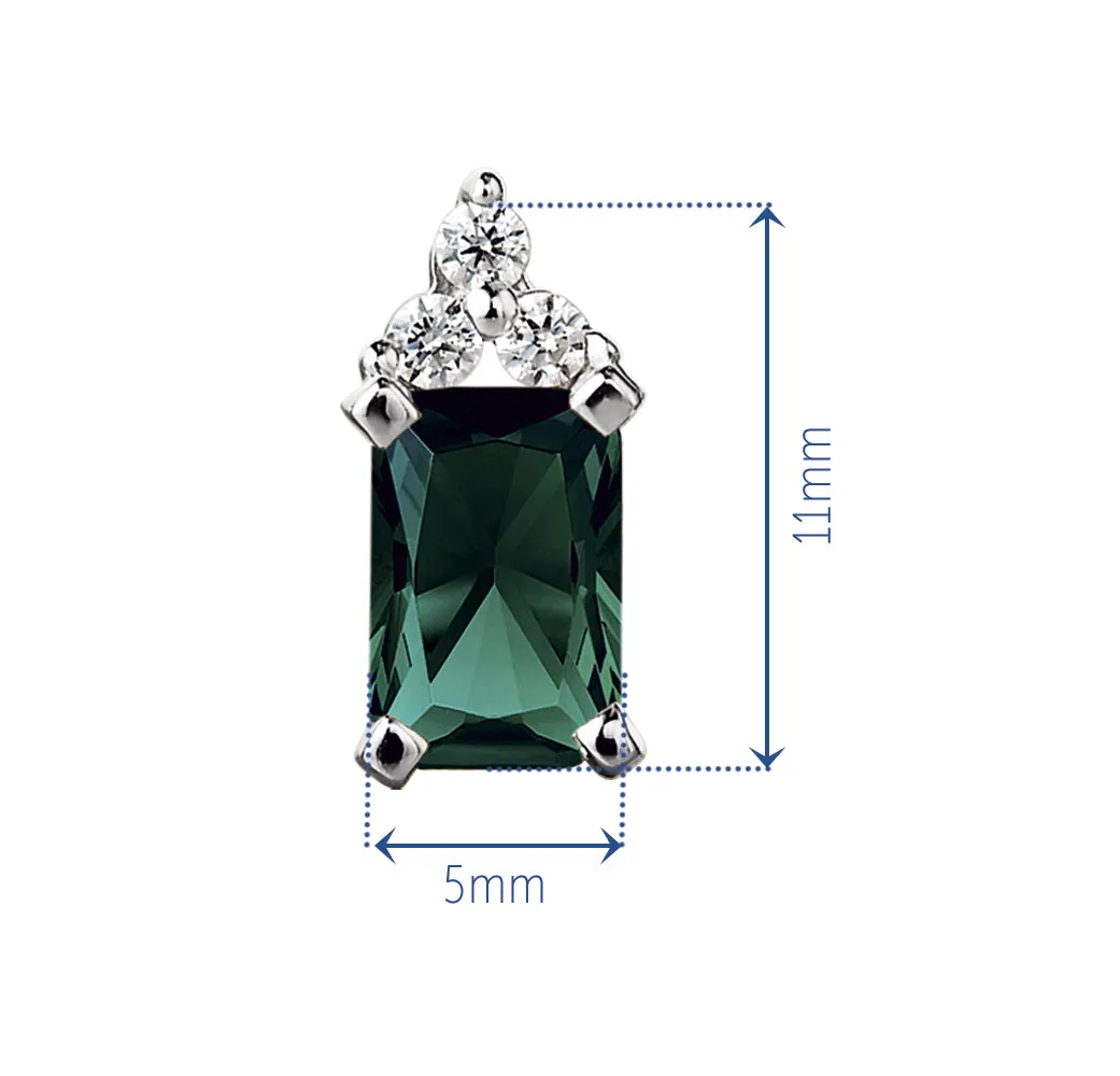 Emerald Inspiration Earrings sold by Tru Diamonds product image thumbnail 4