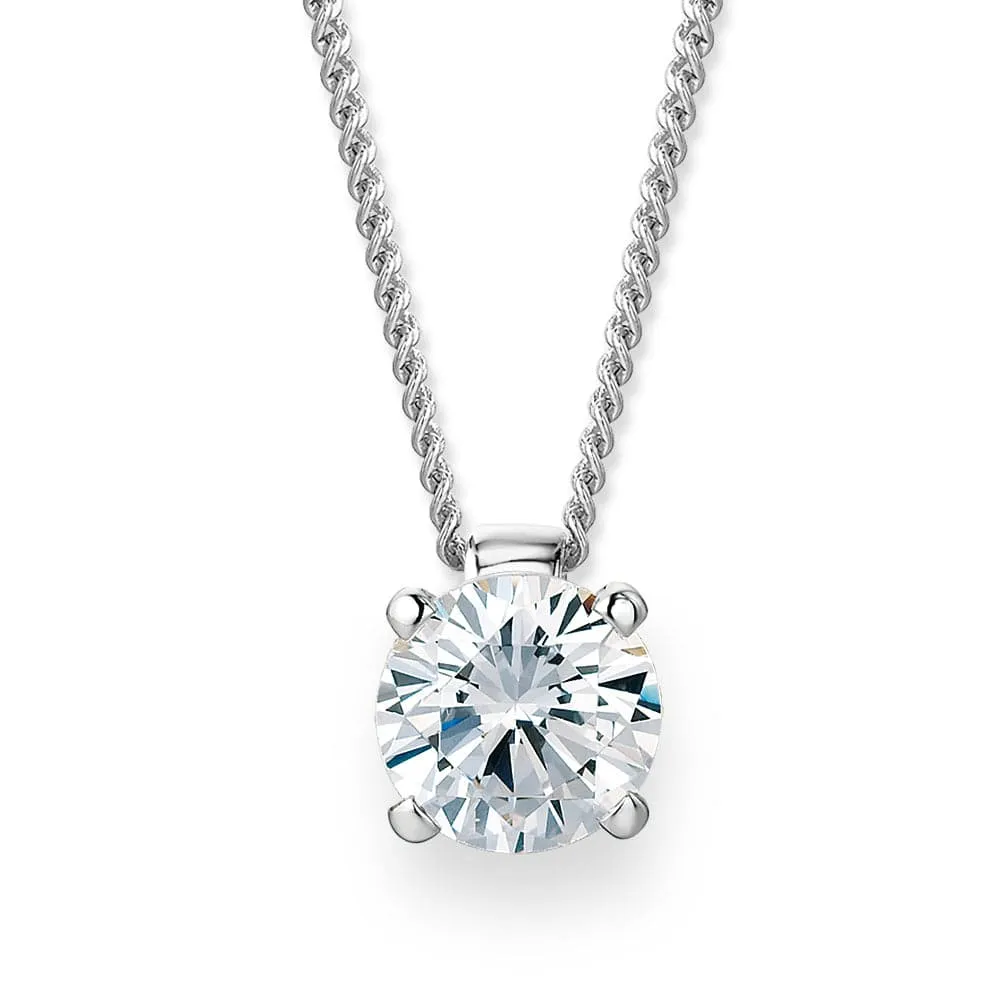 1 Carat Raindrop Pendant sold by Tru Diamonds product image thumbnail 2