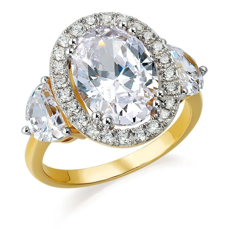 Opulent Oval Halo Ring sold by Tru Diamonds