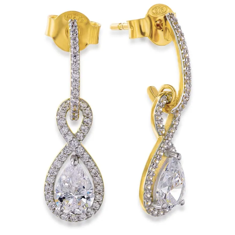 Infinity Drop Earrings sold by Tru Diamonds