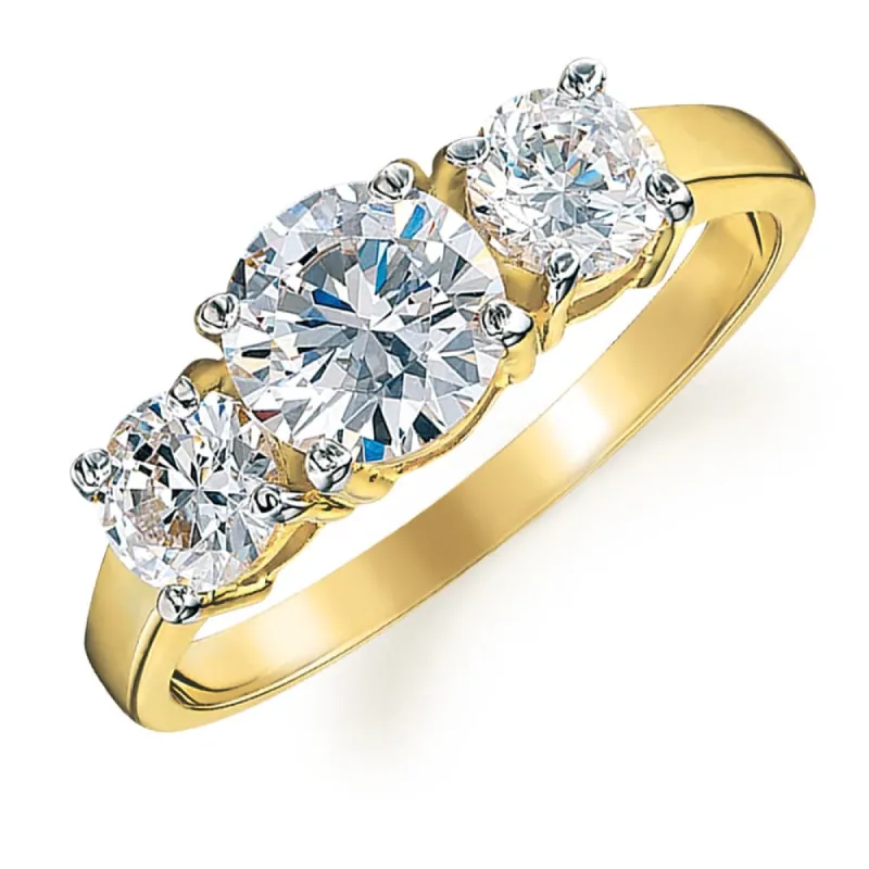 Ice White Trilogy Ring sold by Tru Diamonds