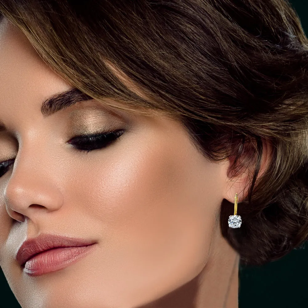 2 Carat Drop of Elegance Earrings sold by Tru Diamonds product image thumbnail 3