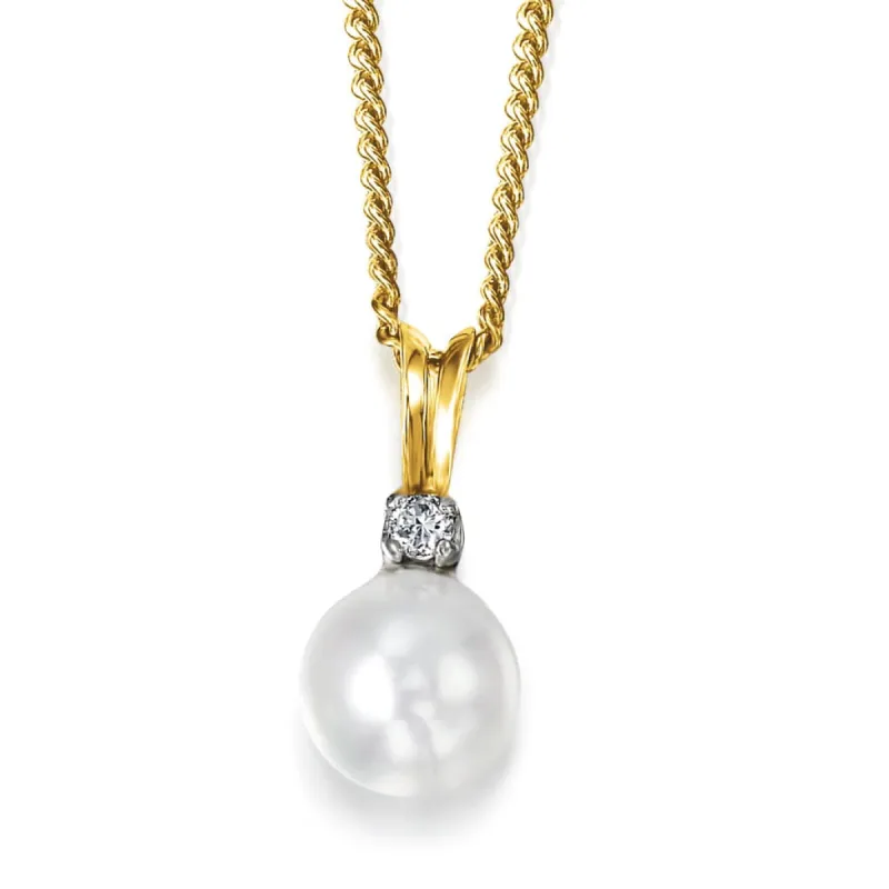 Sparkling Pearl Pendant sold by Tru Diamonds