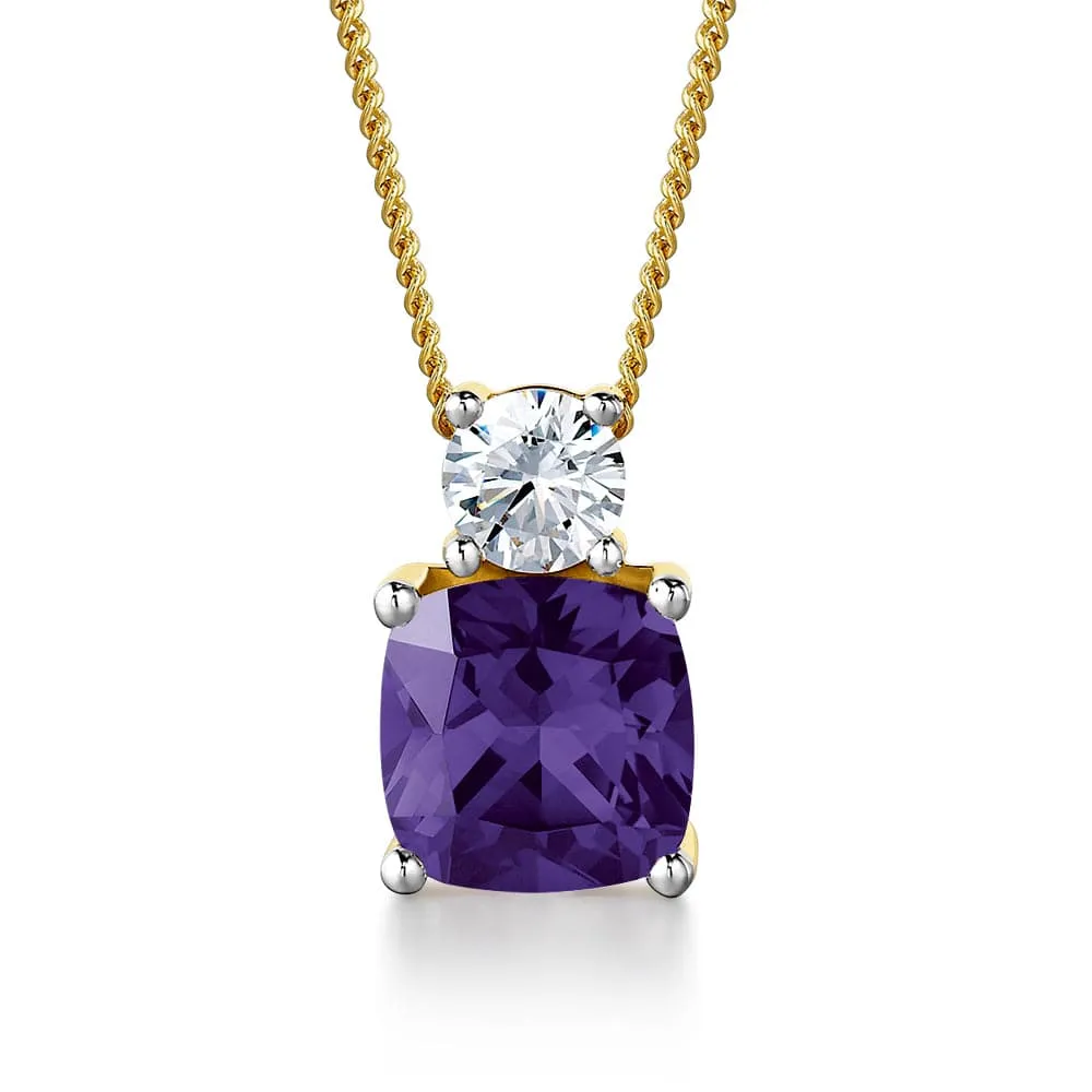 Tru Amethyst Perfection Pendant sold by Tru Diamonds