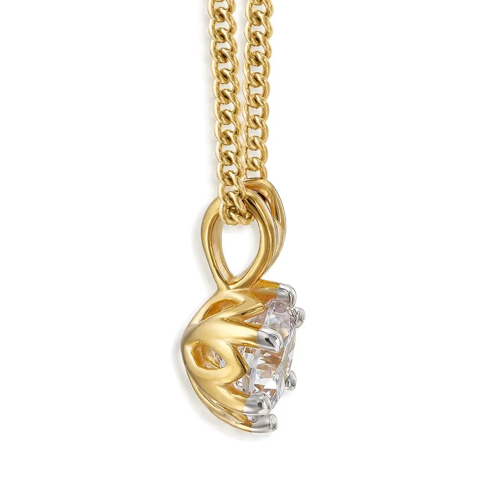 1 Carat Tulip Pendant sold by Tru Diamonds product image thumbnail 3