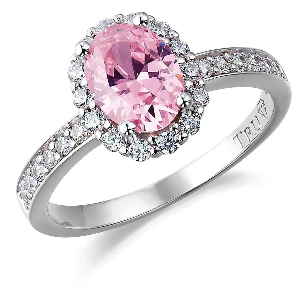 Pink Cincature Ring sold by Tru Diamonds product image thumbnail 2