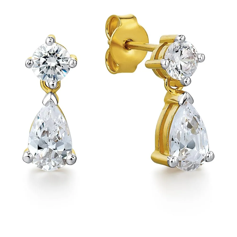 1.60 Carat Teardrop Earrings sold by Tru Diamonds