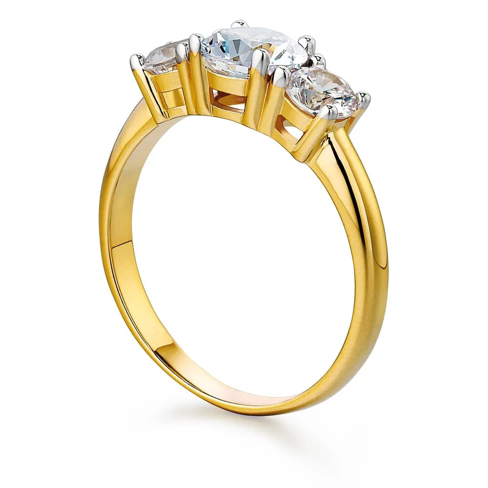 2 Carat Trilogy Ring sold by Tru Diamonds product image thumbnail 3