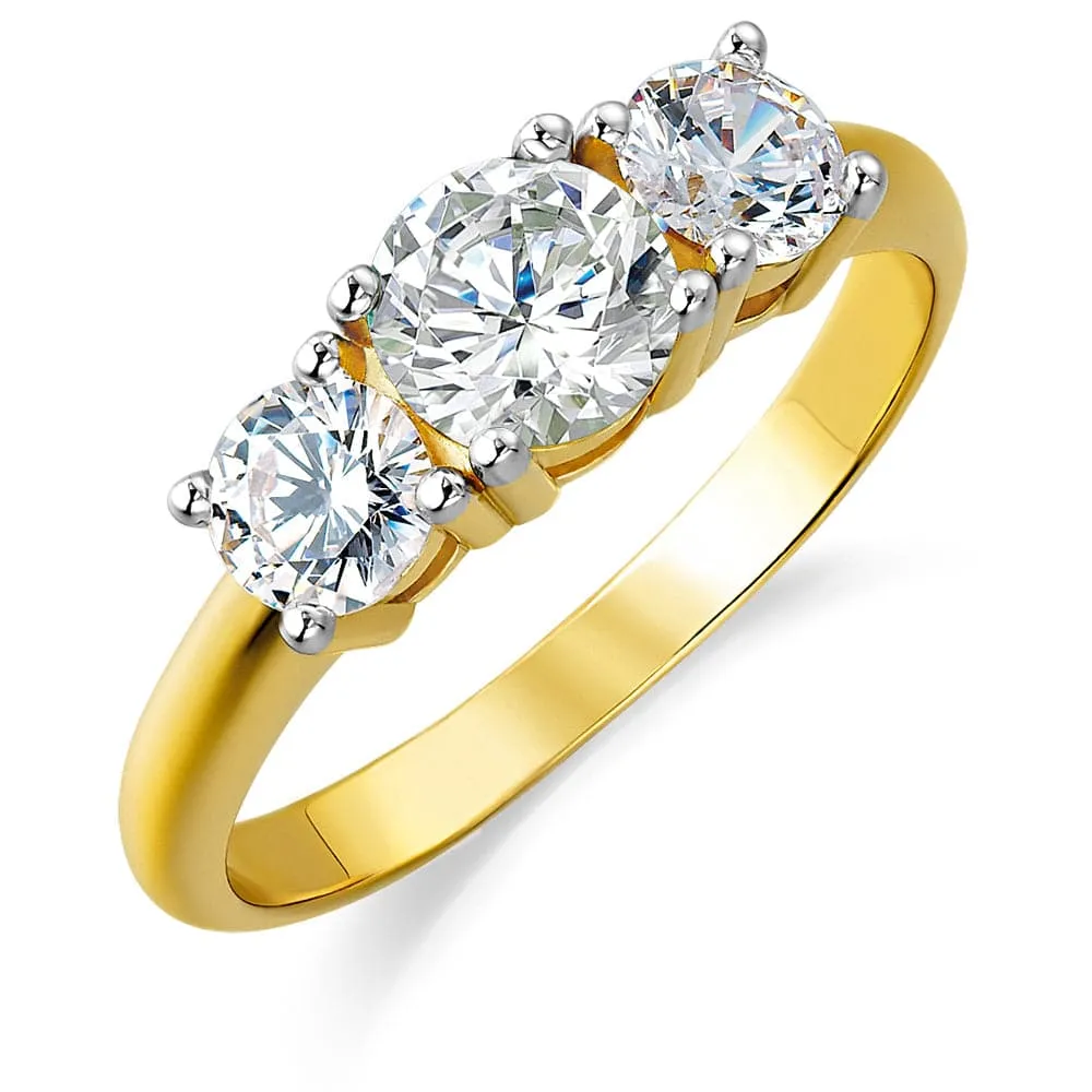 2 Carat Trilogy Ring sold by Tru Diamonds