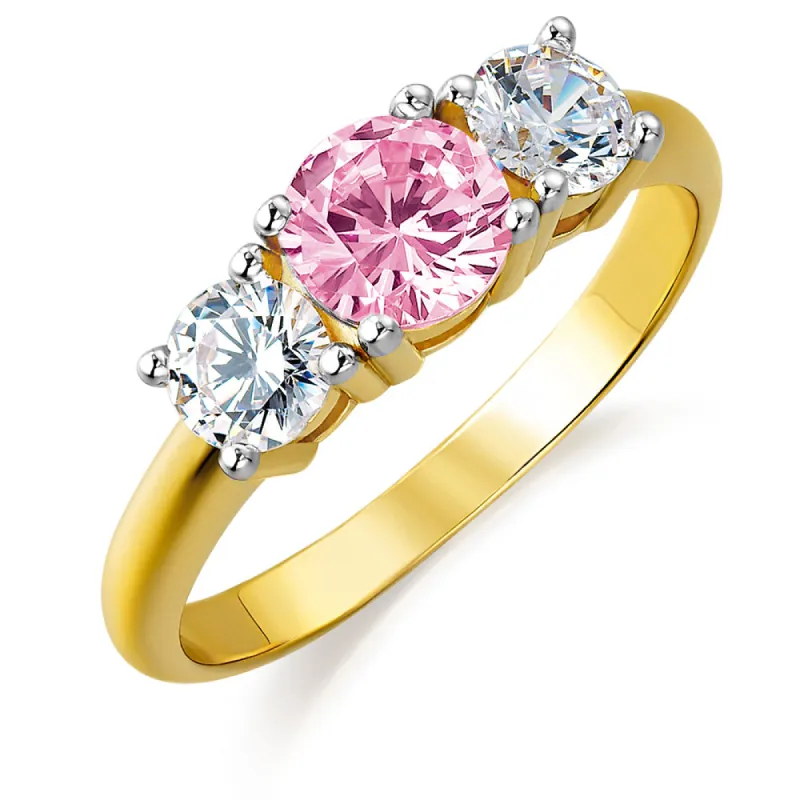 Pink Trilogy Ring sold by Tru Diamonds