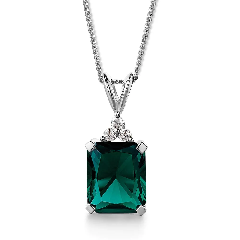 Emerald Inspiration Pendant sold by Tru Diamonds product image thumbnail 2