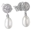 Queen Elizabeth II Pearl Earrings sold by Tru Diamonds