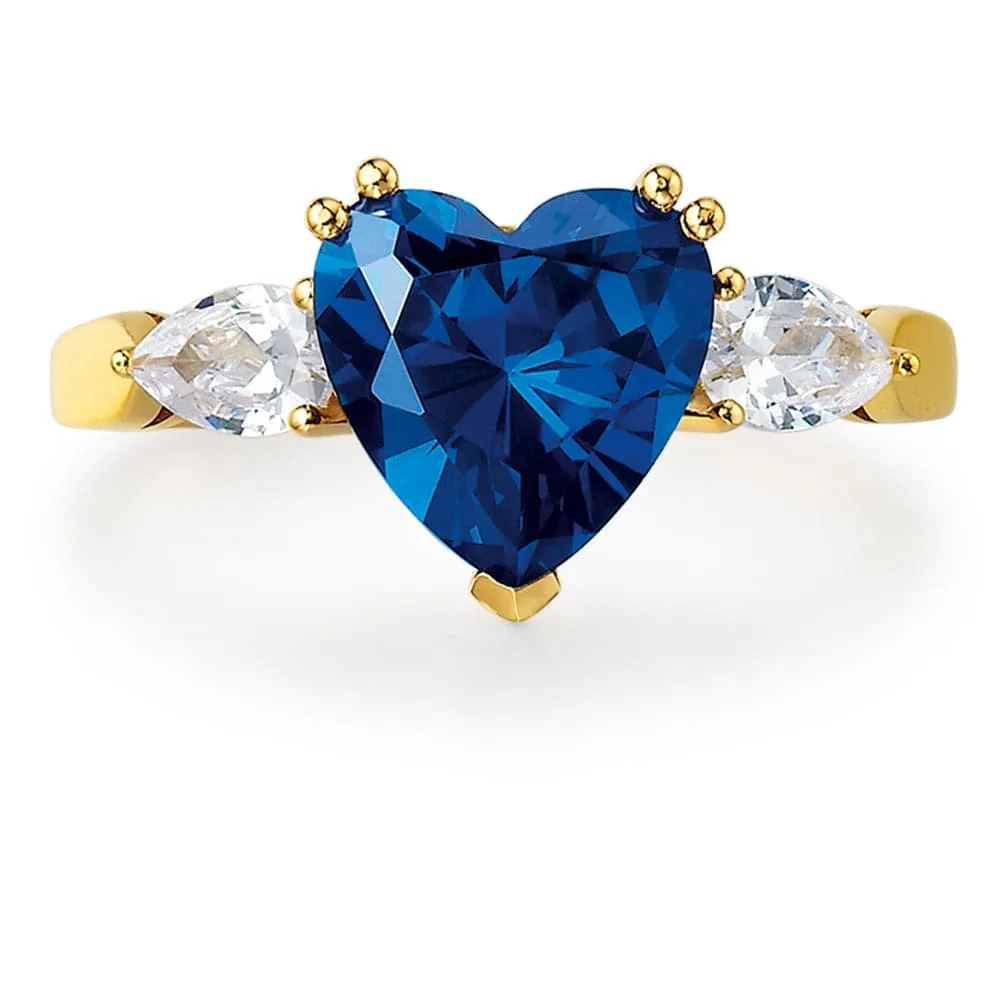 Blue Heart Billionaire Ring sold by Tru Diamonds product image thumbnail 5