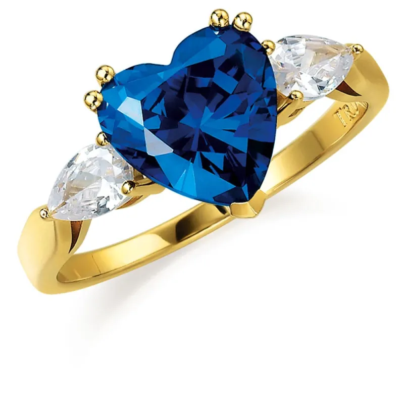 Blue Heart Billionaire Ring sold by Tru Diamonds