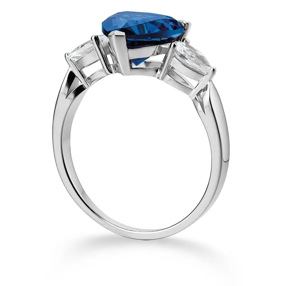 Blue Heart Billionaire Ring sold by Tru Diamonds product image thumbnail 4