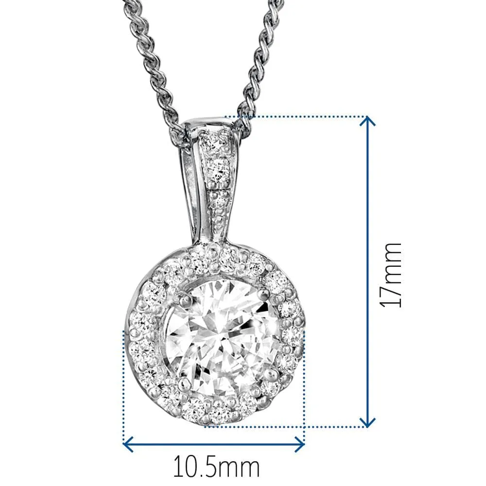 Posh Halo Pendant sold by Tru Diamonds product image thumbnail 5