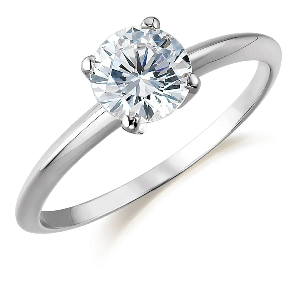 2 ct. Classic Style 4-Claw Solitaire Ring sold by Tru Diamonds product image thumbnail 2