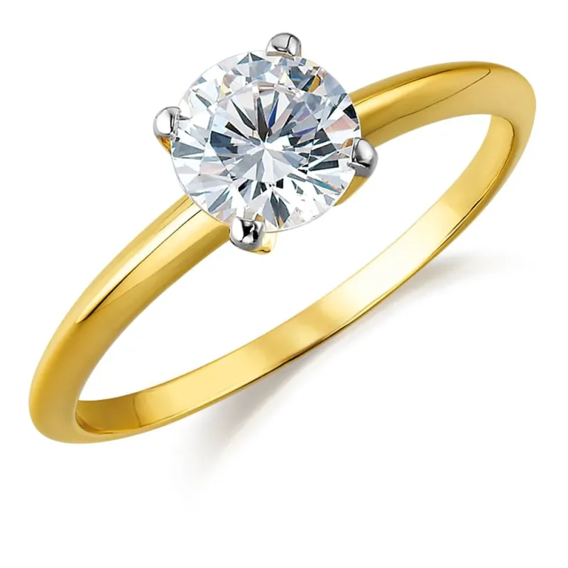 2 ct. Classic Style 4-Claw Solitaire Ring sold by Tru Diamonds