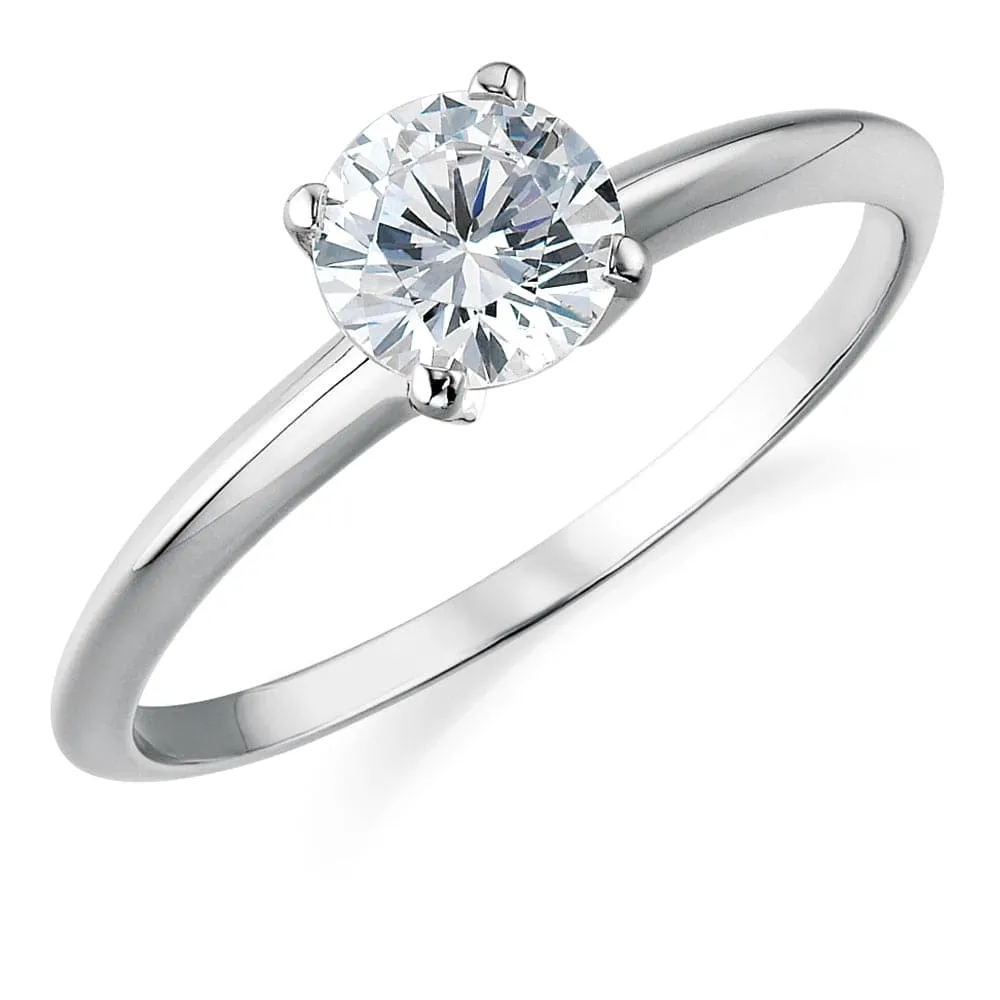 1 ct. Classic Style 4-Claw Solitaire Ring sold by Tru Diamonds product image thumbnail 2