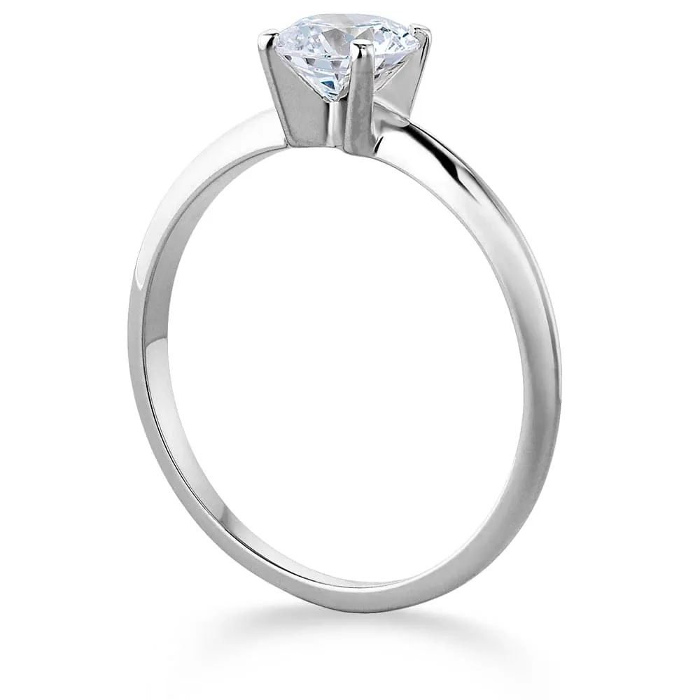 1 ct. Classic Style 4-Claw Solitaire Ring sold by Tru Diamonds product image thumbnail 4