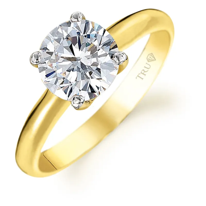 2 ct. 4-Claw Solitaire Ring sold by Tru Diamonds