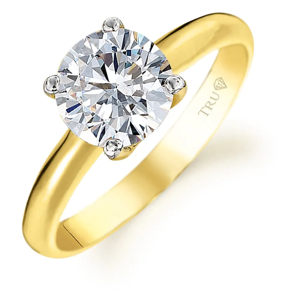 2 ct. 4-Claw Solitaire Ring sold by Tru Diamonds