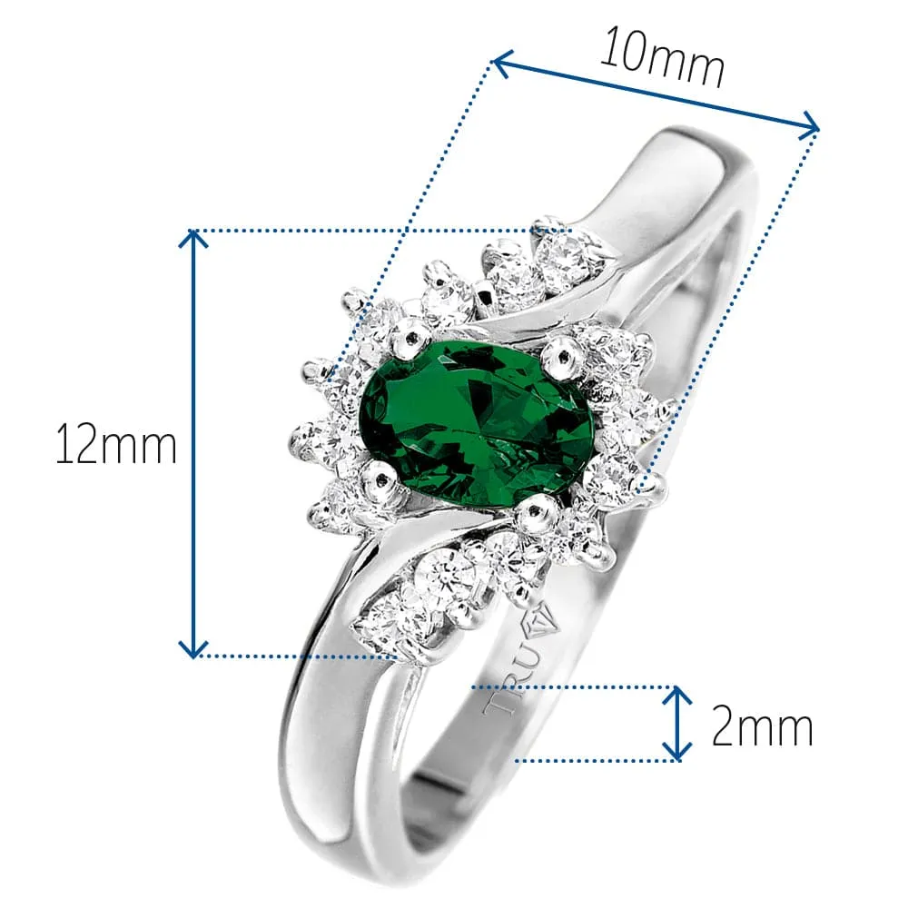 0.75 ct. t.w. Royal Tru-Emerald Ring sold by Tru Diamonds product image thumbnail 3