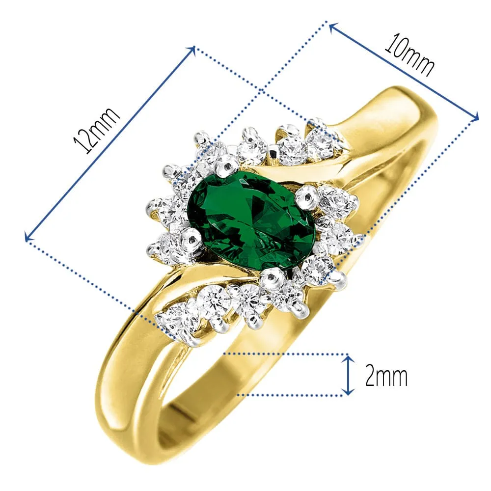 0.75 ct. t.w. Royal Tru-Emerald Ring sold by Tru Diamonds product image thumbnail 4
