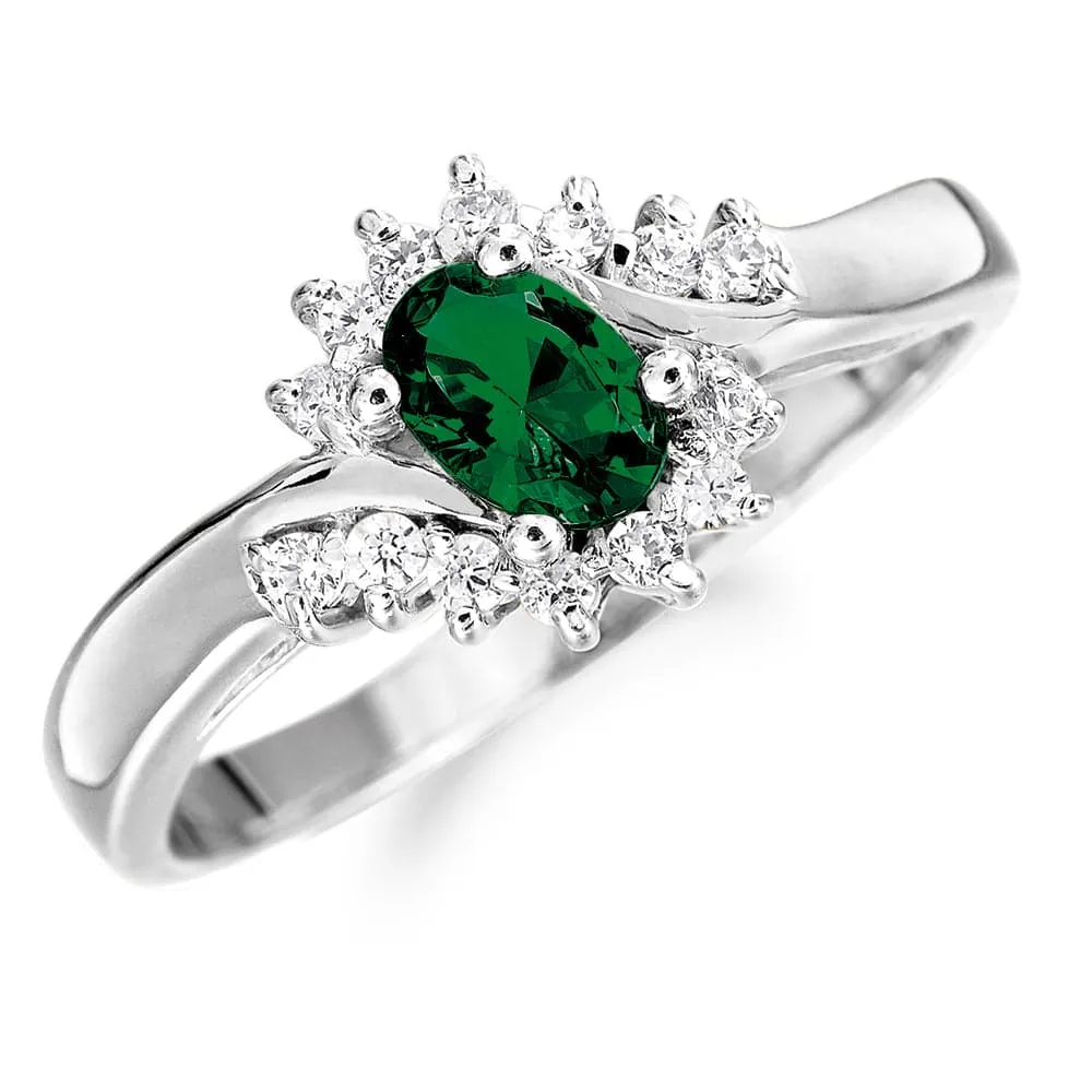 0.75 ct. t.w. Royal Tru-Emerald Ring sold by Tru Diamonds product image thumbnail 2
