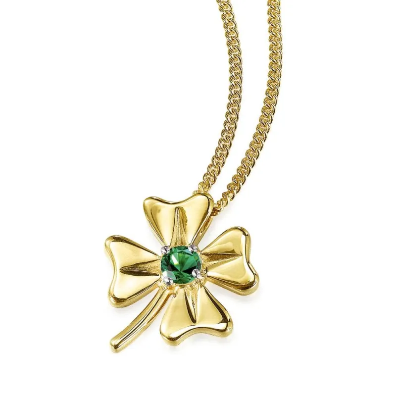 Tru-Emerald Clover Pendant sold by Tru Diamonds