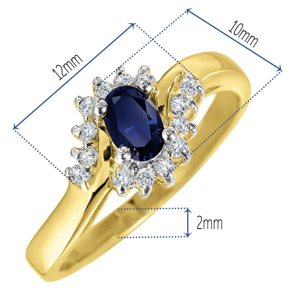 0.75 ct. t.w. Royal Tru-Sapphire Ring sold by Tru Diamonds product image thumbnail 3