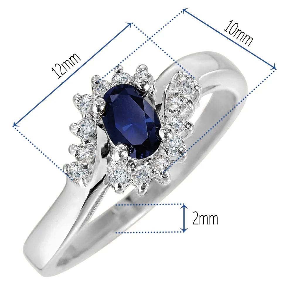 0.75 ct. t.w. Royal Tru-Sapphire Ring sold by Tru Diamonds product image thumbnail 4