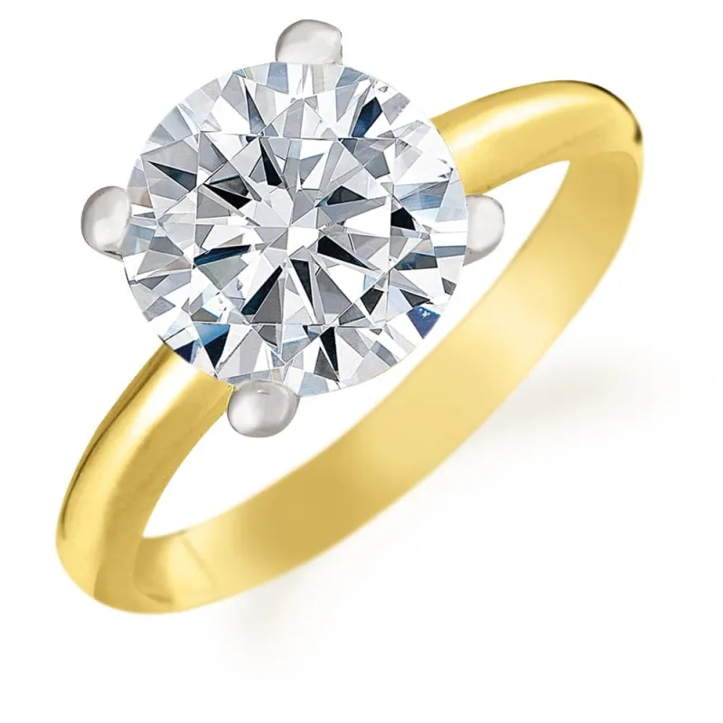 4 ct. 4-Claw Solitaire Ring sold by Tru Diamonds