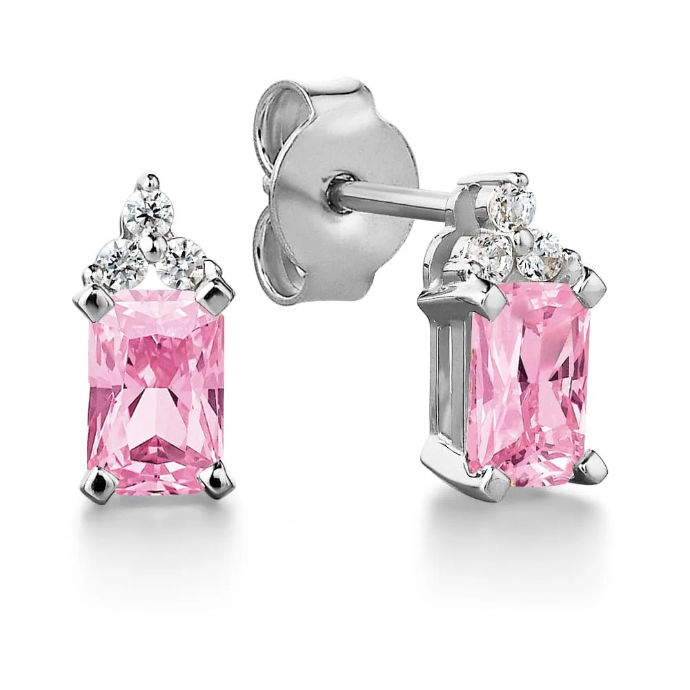 1.1 ct. t.w Pink Inspiration Earrings sold by Tru Diamonds product image thumbnail 2