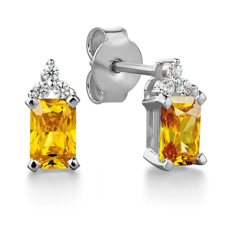 Yellow Inspiration Earrings sold by Tru Diamonds product image thumbnail 2