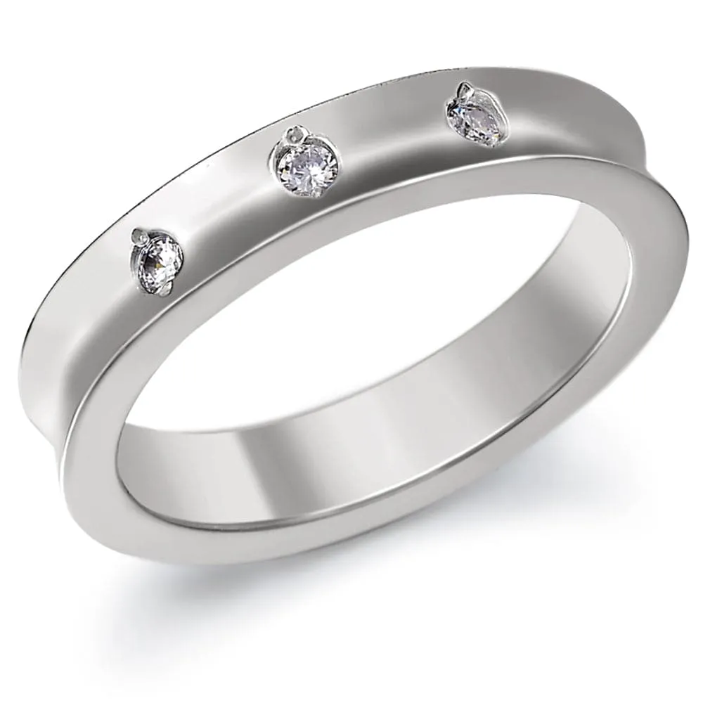 Delicate Trilogy Ring sold by Tru Diamonds product image thumbnail 2
